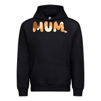 Black Bluey Mum Urban Hoodie - linhVisuals