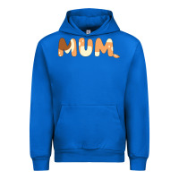 Cobalt Bluey Mum Urban Hoodie - linhVisuals