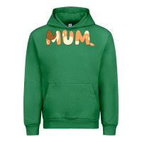 Emerald Bluey Mum Urban Hoodie - linhVisuals
