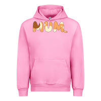 Fuchsia Pink Bluey Mum Urban Hoodie - linhVisuals