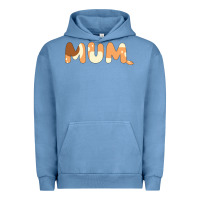 Pigment Pebble Blue Bluey Mum Urban Hoodie - linhVisuals