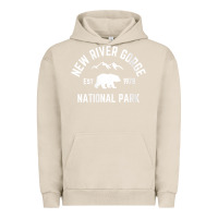 Pigment French Oak womens new river gorge national park bear west virginia nature v neck Urban Hoodie - linhVisuals