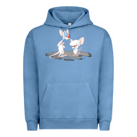 Pigment Pebble Blue newanimaniacs pinky and the brain Urban Hoodie - linhVisuals