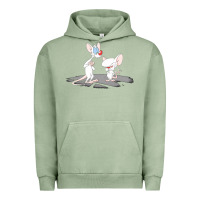 Pigment Oil Green newanimaniacs pinky and the brain Urban Hoodie - linhVisuals