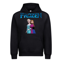 Black newanna and elsa frozen Urban Hoodie - linhVisuals