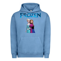 Pigment Pebble Blue newanna and elsa frozen Urban Hoodie - linhVisuals