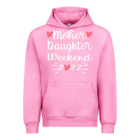 Fuchsia Pink mother daughter weekend 2022 girls trip family vacation t shirt Urban Hoodie - linhVisuals