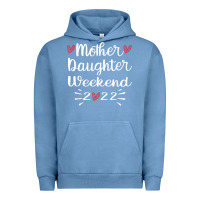 Pigment Pebble Blue mother daughter weekend 2022 girls trip family vacation t shirt Urban Hoodie - linhVisuals