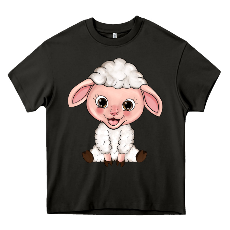 Cartoon Lamb Heavy Core Tee by HowdyJamesFarm | Teevron