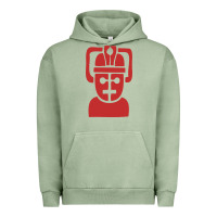 Pigment Oil Green cyberman Urban Hoodie - linhVisuals