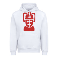 White cyberman Urban Hoodie - linhVisuals