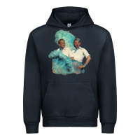 Navy reprise (sisters)   white christmas Urban Hoodie - linhVisuals