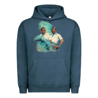 Pigment Midnight Navy reprise (sisters)   white christmas Urban Hoodie - linhVisuals