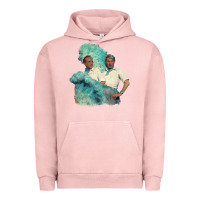 Pigment Salmon reprise (sisters)   white christmas Urban Hoodie - linhVisuals