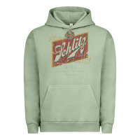 Pigment Oil Green schlitz beer Urban Hoodie - linhVisuals