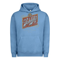 Pigment Pebble Blue schlitz beer Urban Hoodie - linhVisuals