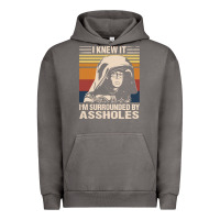 Pigment Tornado i knew it im surrounded by assholes Urban Hoodie - linhVisuals