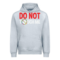 Heather Grey do not touch me autism kid Urban Hoodie - linhVisuals