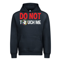 Navy do not touch me autism kid Urban Hoodie - linhVisuals