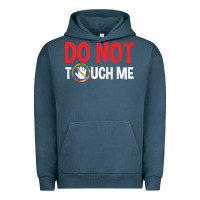 Pigment Midnight Navy do not touch me autism kid Urban Hoodie - linhVisuals