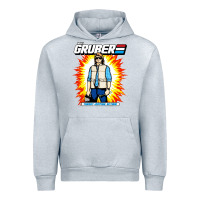 Heather Grey macgruber action figure Urban Hoodie - linhVisuals
