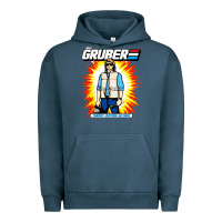 Pigment Midnight Navy macgruber action figure Urban Hoodie - linhVisuals