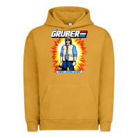 Pigment Peanut Butter macgruber action figure Urban Hoodie - linhVisuals