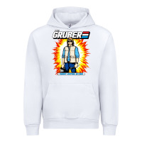 White macgruber action figure Urban Hoodie - linhVisuals