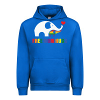 Free Mom Hugs Pride Elephant Rainbow Urban Hoodie | Teevron