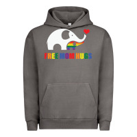 Pigment Tornado free mom hugs pride elephant rainbow Urban Hoodie - linhVisuals