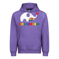 Tulip free mom hugs pride elephant rainbow Urban Hoodie - linhVisuals