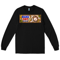 Black game day vibes Long Sleeve Tee - BundleAndBundleShop