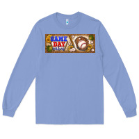 Colony Blue game day vibes Long Sleeve Tee - BundleAndBundleShop