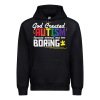 Black god created autism normal was too boring Urban Hoodie - linhVisuals