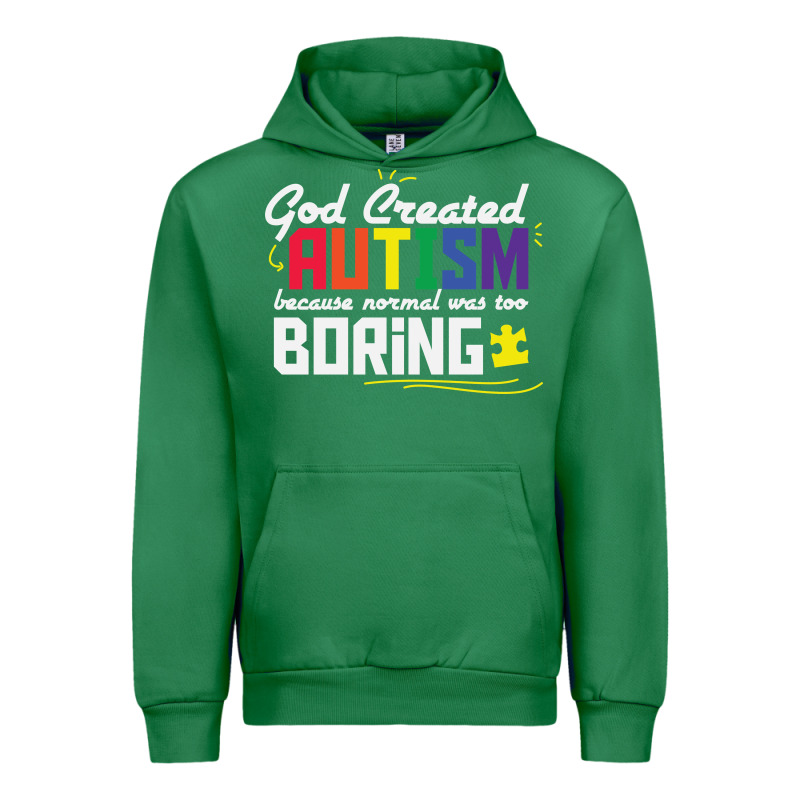 God Created Autism Normal Was Too Boring Urban Hoodie by linhVisuals | Teevron