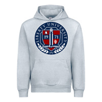 Heather Grey liberty university seal Urban Hoodie - linhVisuals