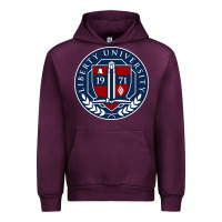 Mauve Wine liberty university seal Urban Hoodie - linhVisuals