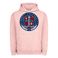 Pigment Salmon liberty university seal Urban Hoodie - linhVisuals