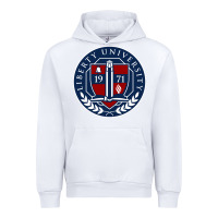 White liberty university seal Urban Hoodie - linhVisuals