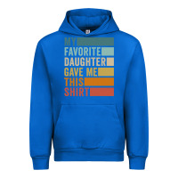Cobalt my favorite daughter gave me this shirt father's day pullover hoodie Urban Hoodie - linhVisuals