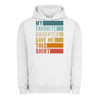 Pigment Lunar Rock my favorite daughter gave me this shirt father's day pullover hoodie Urban Hoodie - linhVisuals