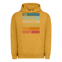Pigment Peanut Butter my favorite daughter gave me this shirt father's day pullover hoodie Urban Hoodie - linhVisuals