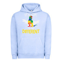 Pigment Grape Ice it’s ok to be different autism dinosaur Urban Hoodie - linhVisuals