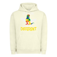 Pigment Pistachio it’s ok to be different autism dinosaur Urban Hoodie - linhVisuals