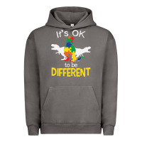Pigment Tornado it’s ok to be different autism dinosaur Urban Hoodie - linhVisuals