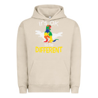 Pigment French Oak it’s ok to be different autism dinosaur Urban Hoodie - linhVisuals