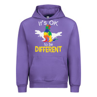 Tulip it’s ok to be different autism dinosaur Urban Hoodie - linhVisuals