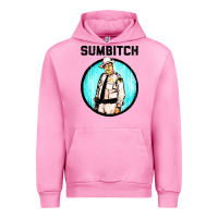 Fuchsia Pink sumbitch Urban Hoodie - linhVisuals