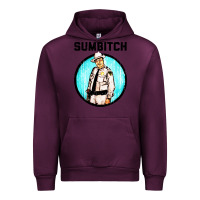 Mauve Wine sumbitch Urban Hoodie - linhVisuals