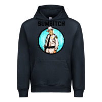 Navy sumbitch Urban Hoodie - linhVisuals